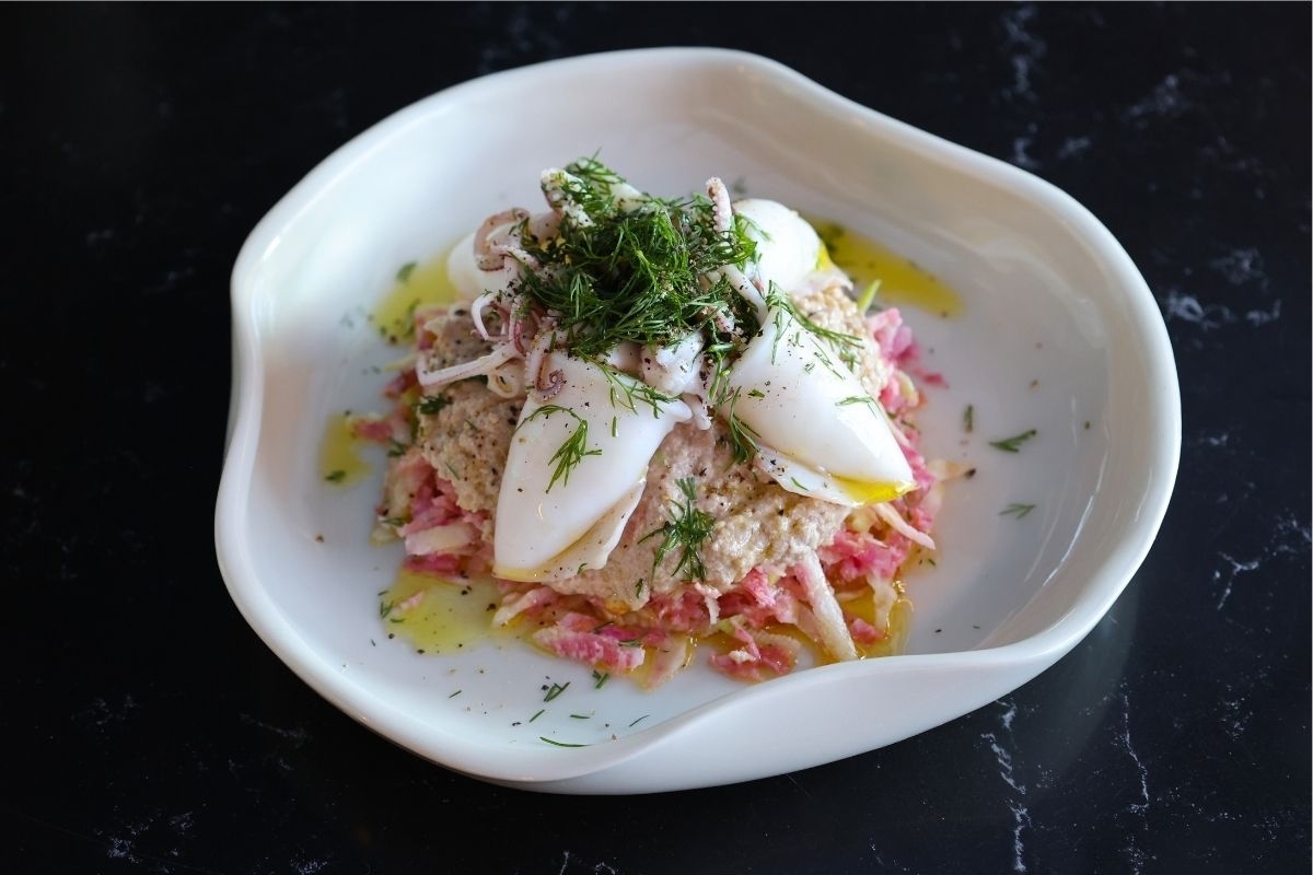 Kalamarlı Taratorlu Turp Salatası